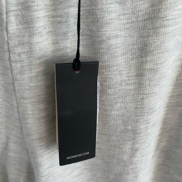 NWT Monrow Supersoft Boyfriend Sweats in Ash - Picture 6 of 6